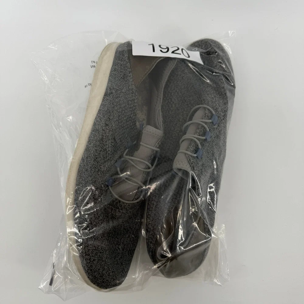 OluKai Alapa Li Sneaker Mens 11 Grey Charcoal Textile Leather Slip On 10395-2626